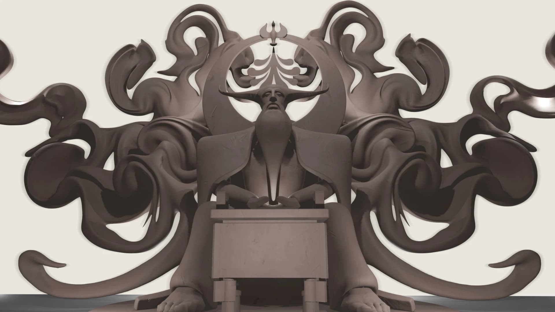 Front view of the Yandi sculptural design