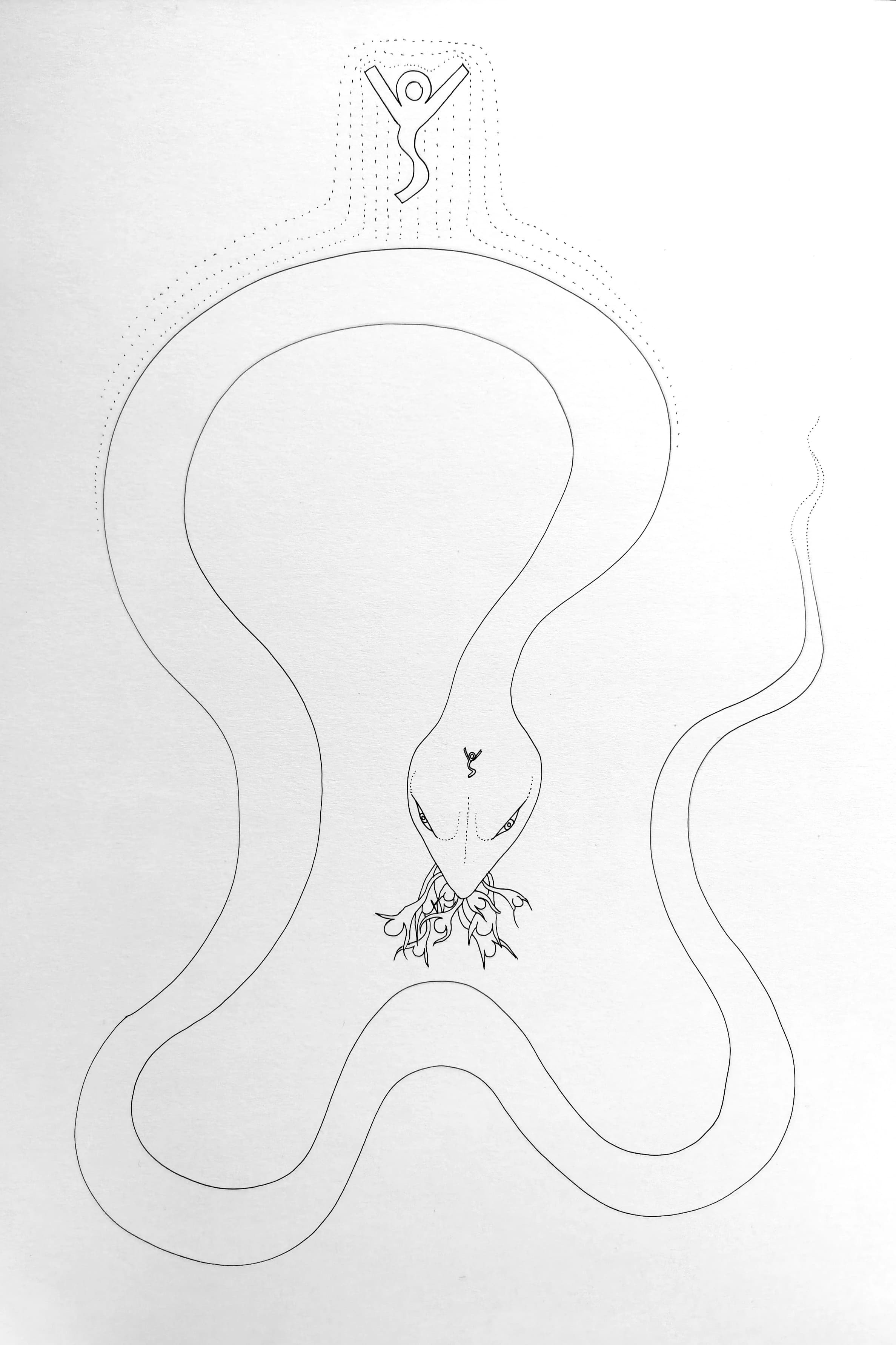 Illustrated figure study 1